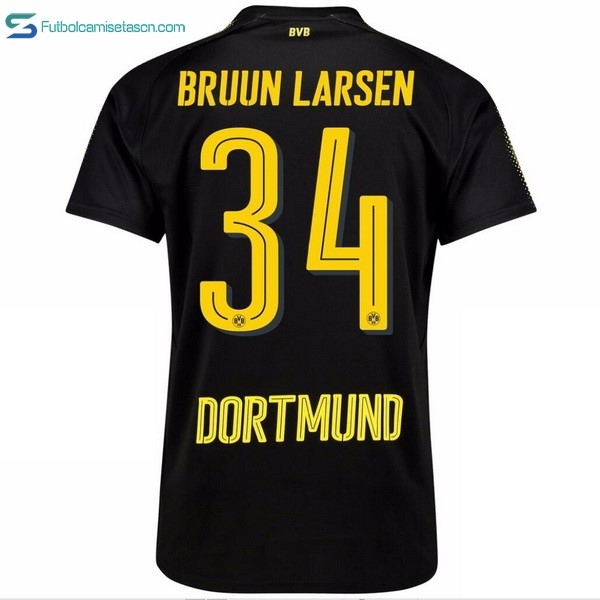 Camiseta Borussia Dortmund 2ª Bruun Larsen 2017/18